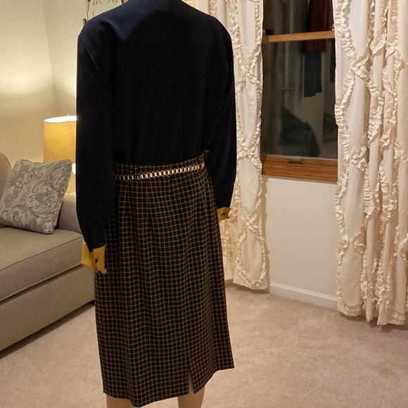 Mondi Vintage 4 Piece Suit, Virgin Wool, Blue and Yellow, Excellent Condition, M - Picture 10 of 16